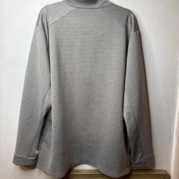 Callaway Men's Quarter Zip Pull Over Heather Gray XXL Regular - Picture 6 of 7
